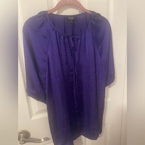Simply Vera Vera Wang Royal Purple Blouse XL